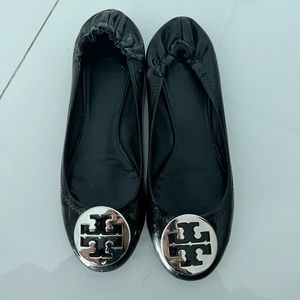 Black Tory Burch ballerina flats